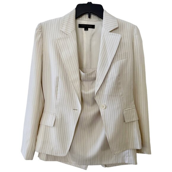 Anne Klein Professional Women's Cream Suit - Picture 1 of 6